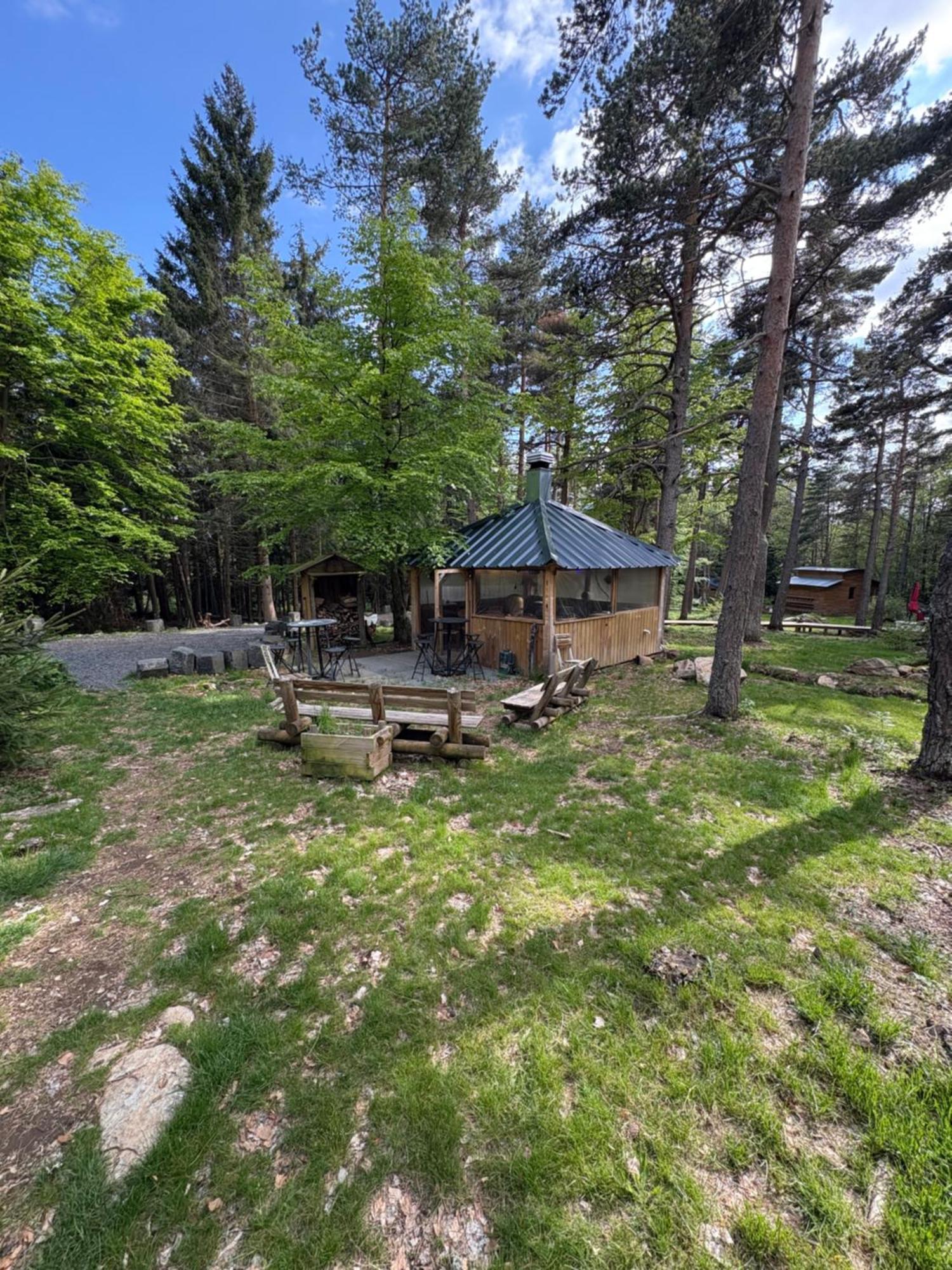 Chalet Hibou 1 Couchage En 140 Domaine De La Mamounette Champclause Bagian luar foto
